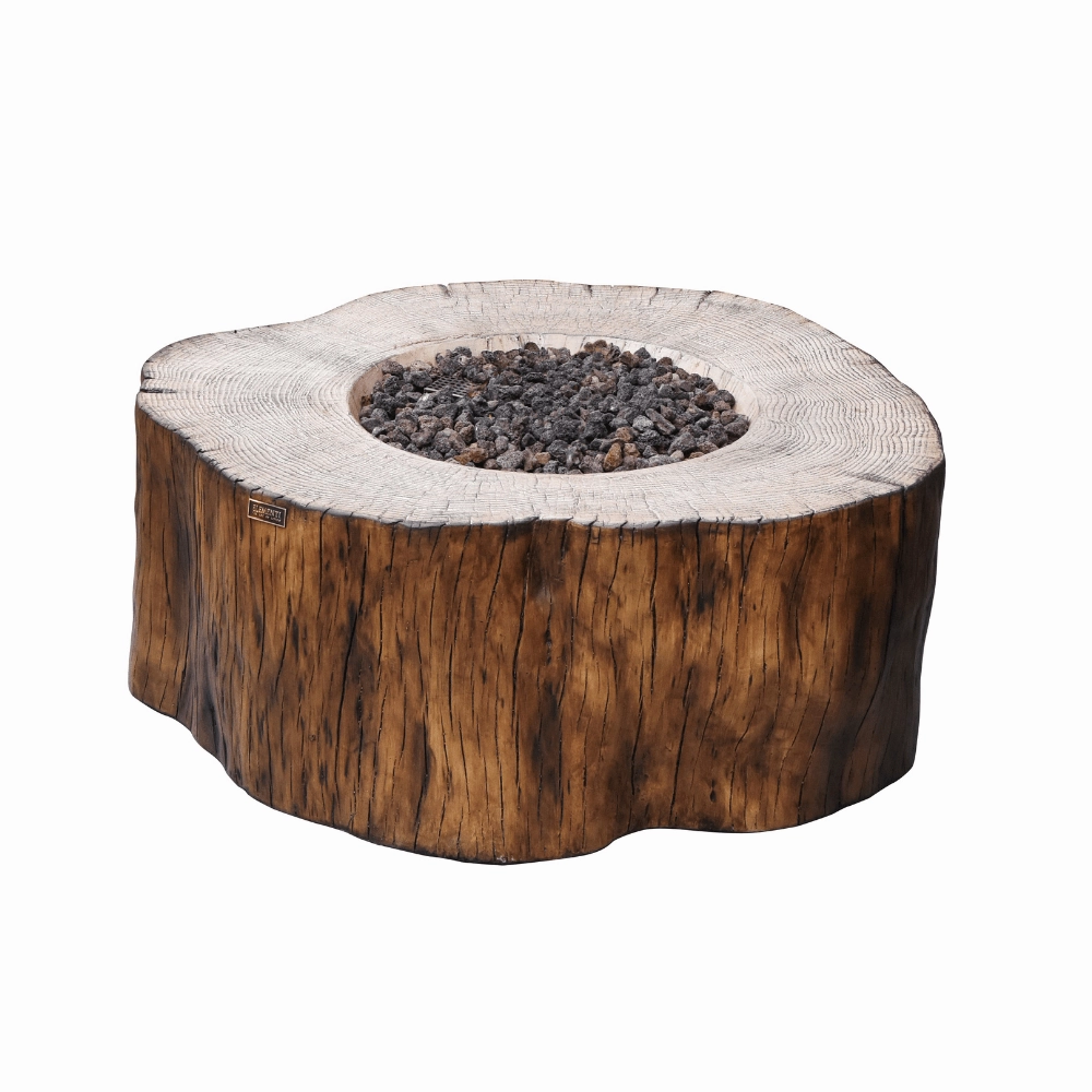 Elementi Manchester Fire Table OFG145portable outdoor fire pit with lid