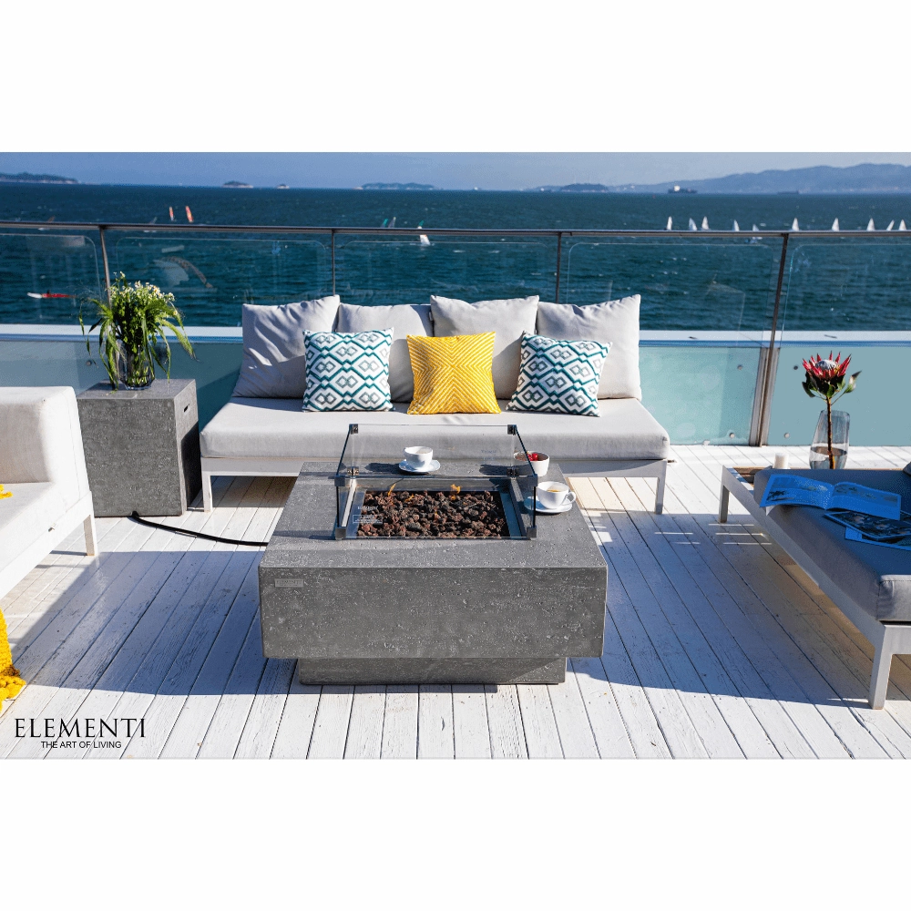 Elementi Manhattan Fire Pit Table OFG103