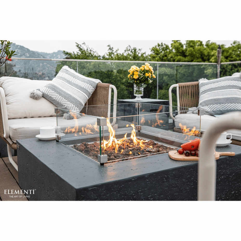 Elementi Manhattan Fire Pit Table OFG103