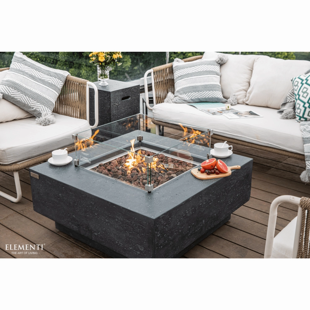 Elementi Manhattan Fire Pit Table OFG103