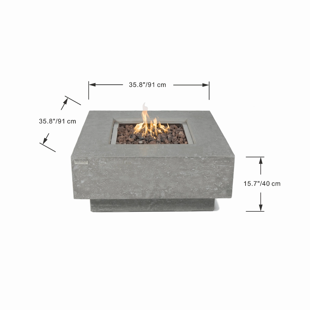 Elementi Manhattan Fire Pit Table OFG103