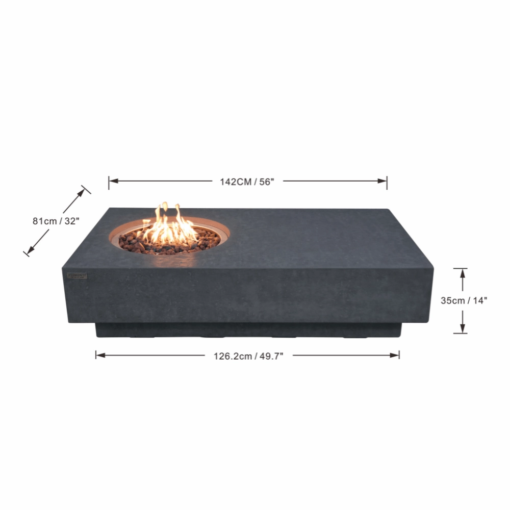 Elementi Metropolis Fire Table OFG104