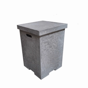Elementi  Square Tank Cover 24.4 inch ONB01-105Fireproof mat for under fire pit
