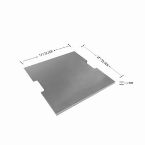 Elementi Stainless Steel Lid for Rova and Montreal Fire Table OFG224-SSFireproof mat for under fire pit