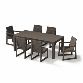 Elevate 7-Piece Dining SetHDPE eco-friendly polywood furniture set