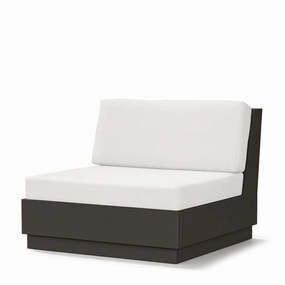 Elevate Modular Armless ChairHDPE eco-friendly polywood furniture set