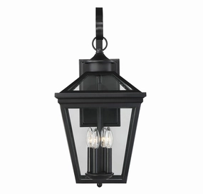 Ellijay Four Light Outdoor Wall Lantern BlackOutdoor wall sconces with motion sensor
