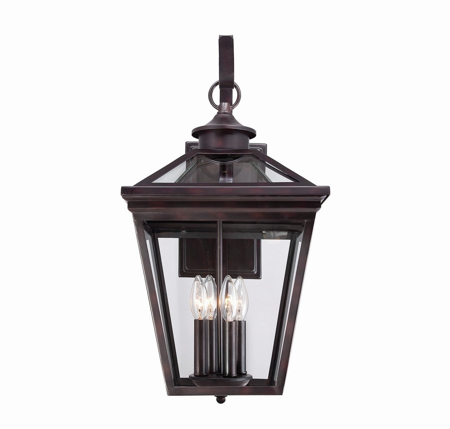 Ellijay Four Light Outdoor Wall Lantern English Bronze