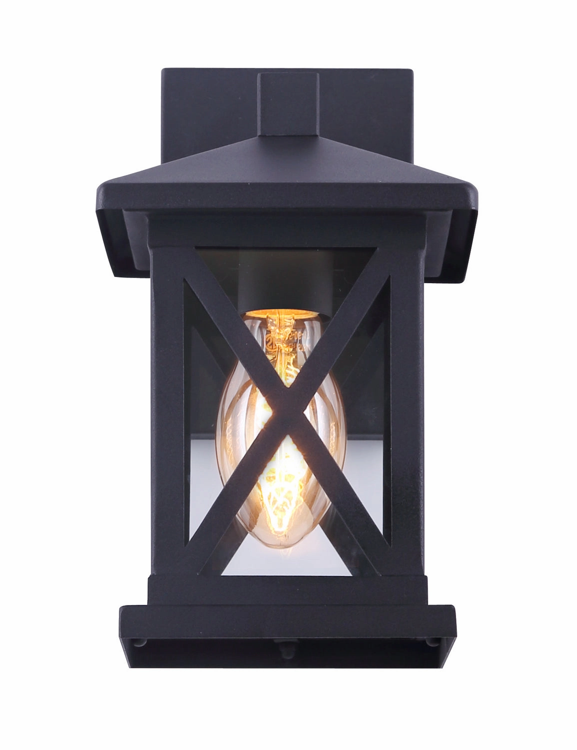 Elm One Light Outdoor Downlight BlackOutdoor wall sconces with motion sensor