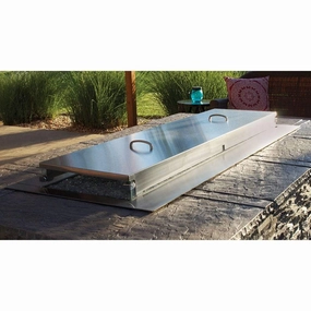 Empire White Mountain Hearth Carol Rose Outdoor Fire Pit, Linear 60-inch Weather Cover Accessory WC60LSSFireproof mat for under fire pit