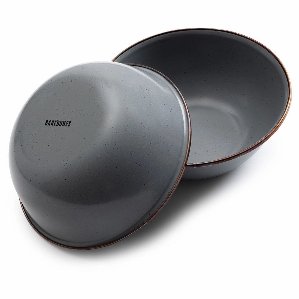Enamel Bowls | Set of 2 heavy-duty garden utility cart with handle