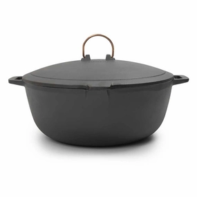 Enamel Lined Crock Pot heavy-duty garden utility cart with handle