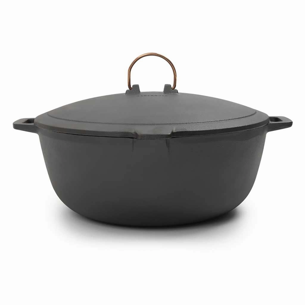 Enamel Lined Crock Pot heavy-duty garden utility cart with handle