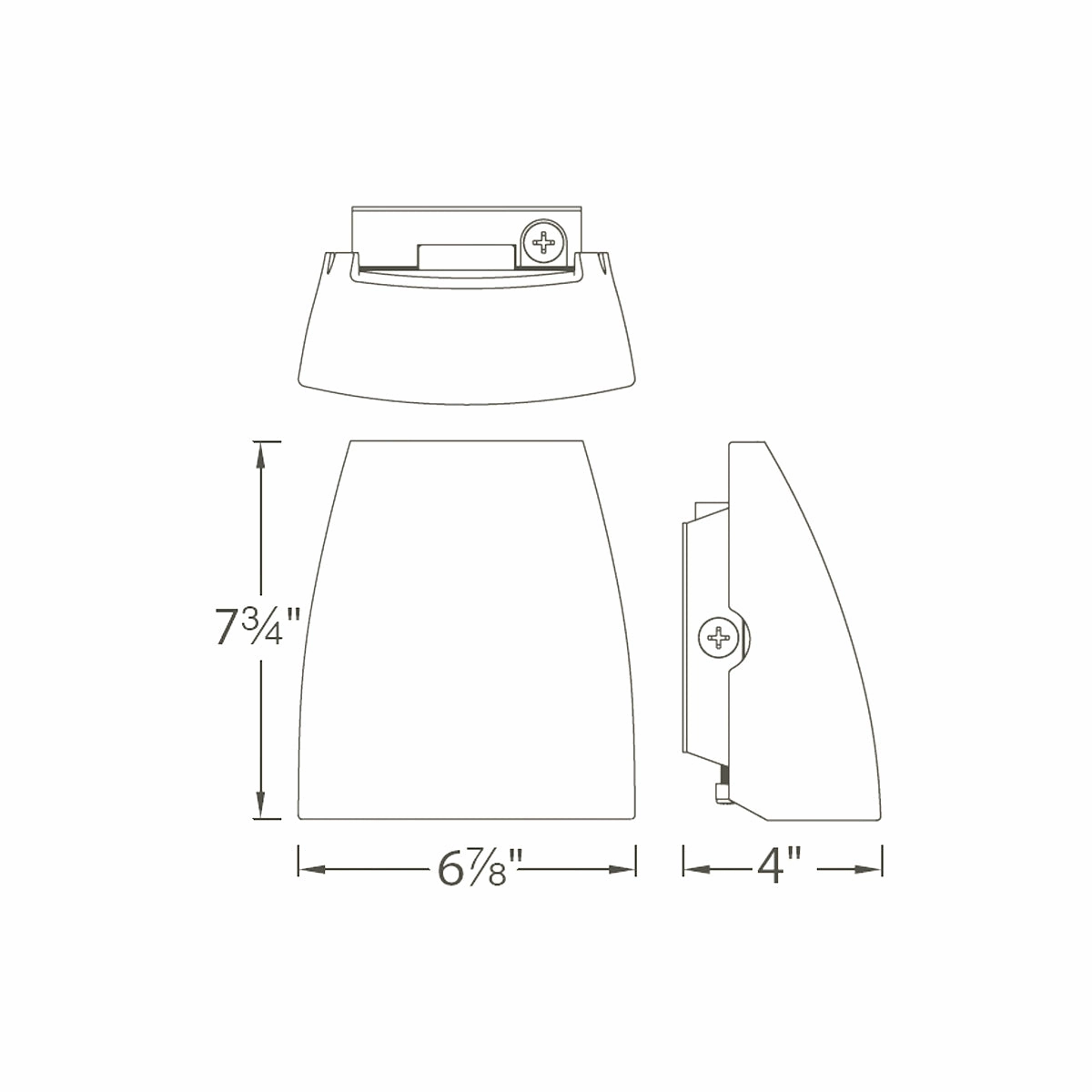 Endurance Fin LED Outdoor Wall Light