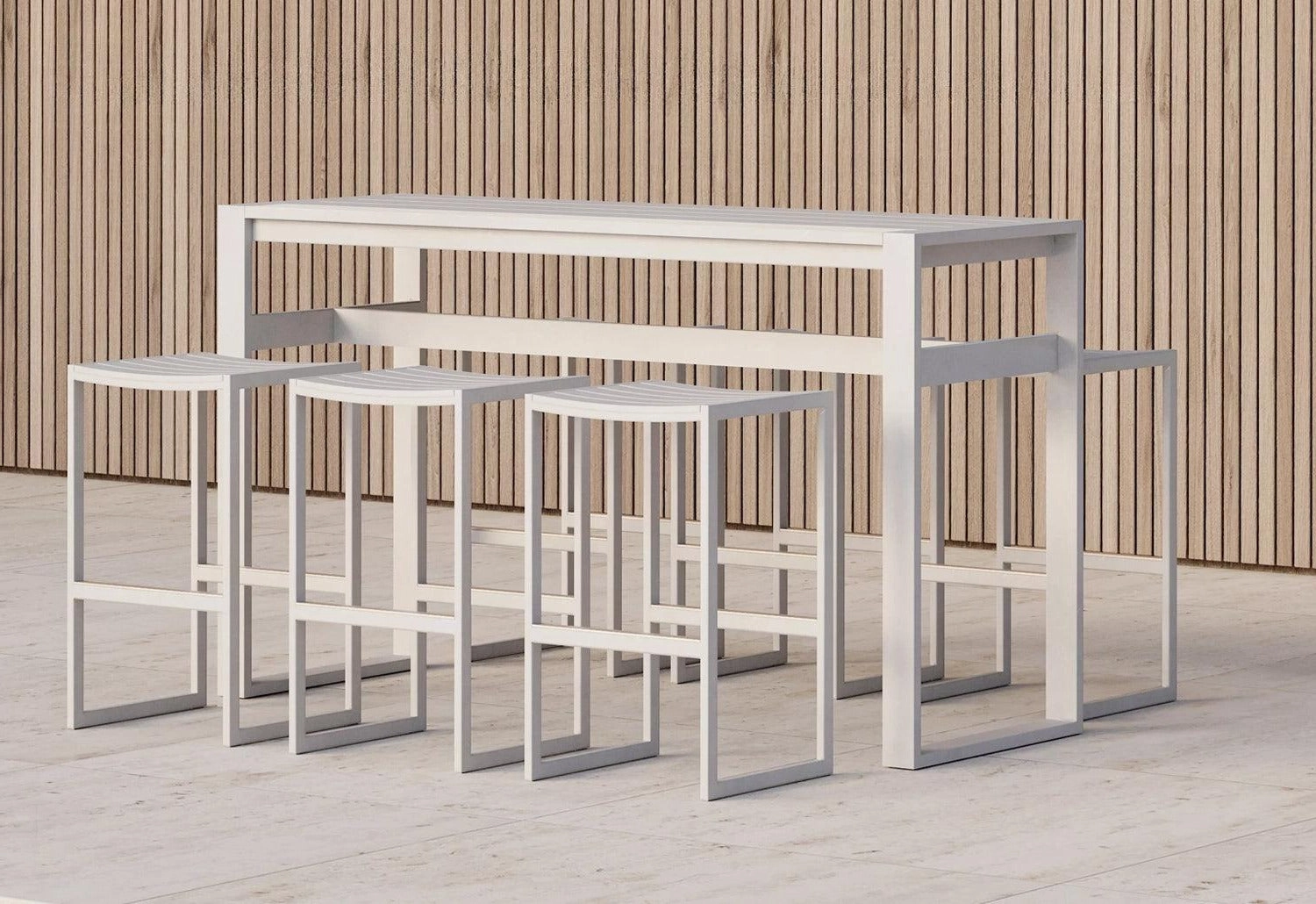 Eos Rectangular Bar Tableoutdoor patio furniture set