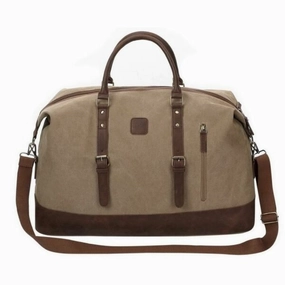 Escape Classic Canvas Large Travel Bag | Light Brown Daily Clearance Deal Last Chance Steal