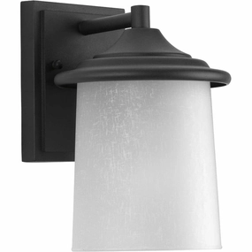 Essential One Light Wall Lantern BlackOutdoor wall sconces with motion sensor