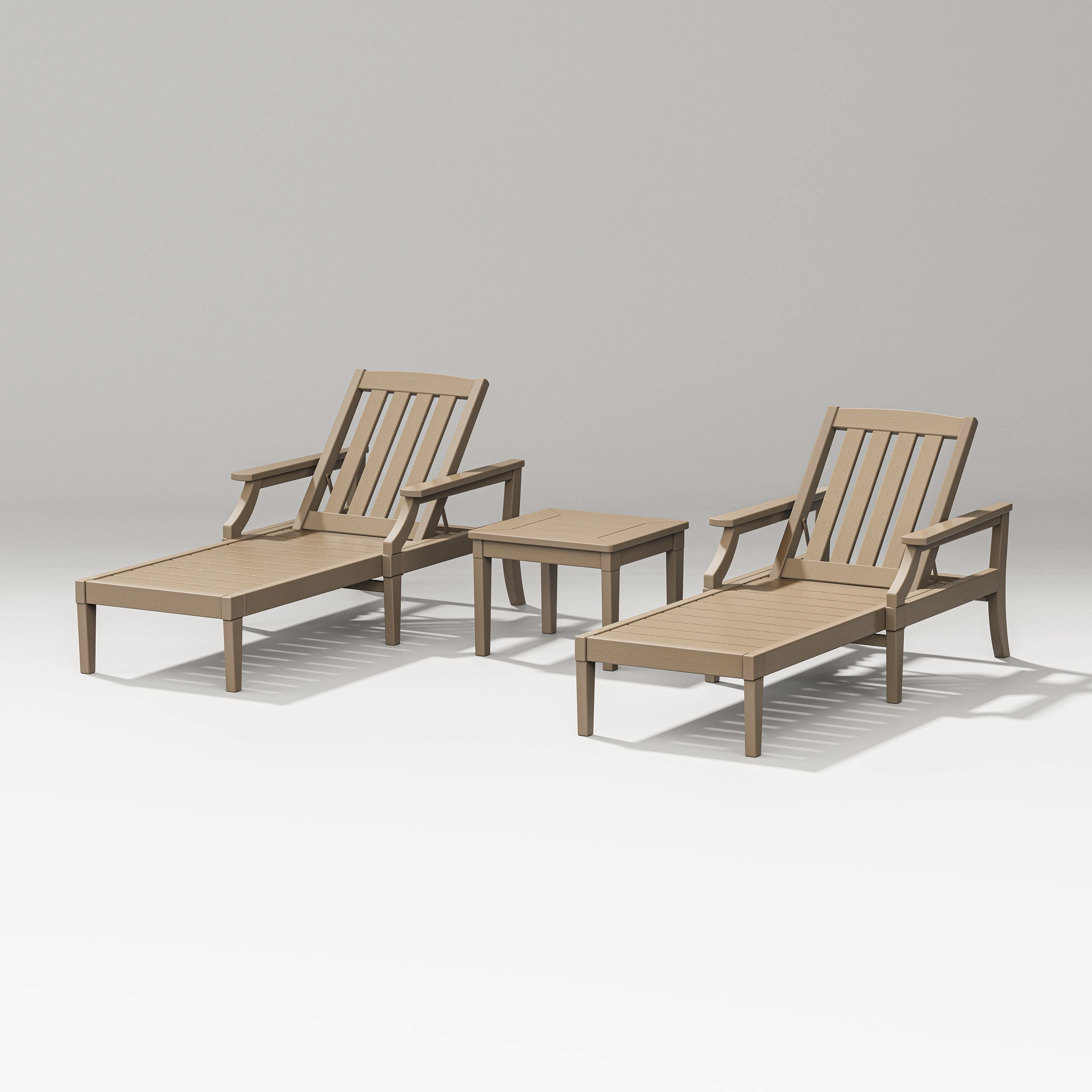 Estate 3-Piece Chaise Lounge Setoutdoor patio dining furniture set
