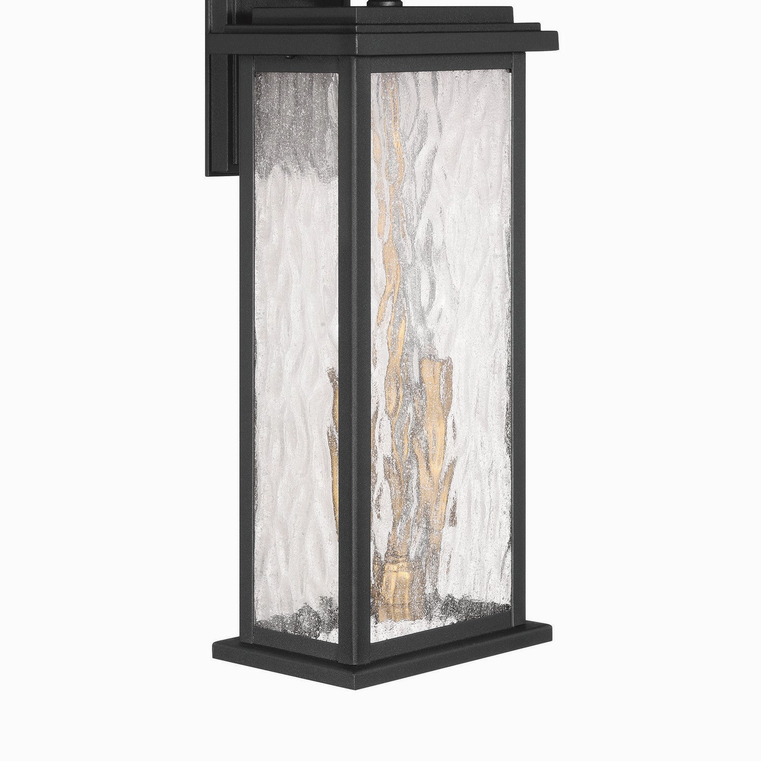 Estate Two Light Outdoor Wall Sconce Black, Brass