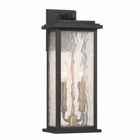Estate Two Light Outdoor Wall Sconce Black, BrassOutdoor wall sconces with motion sensor