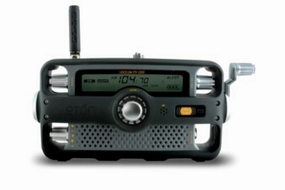 Eton Fr1000 Self Powered Hand Crank Am/Fm/Noaa Weather/2 Way Gmrs Clock Radio Daily Special Offer