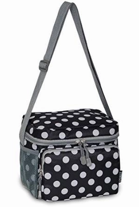 Everest Cooler Lunch Bag - Black/White Dot Exclusive Hot Pick Price Drop Today