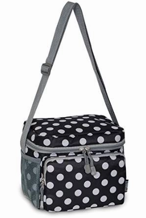 Everest Cooler Lunch Bag - Black/White Dot Exclusive Hot Pick Price Drop Today