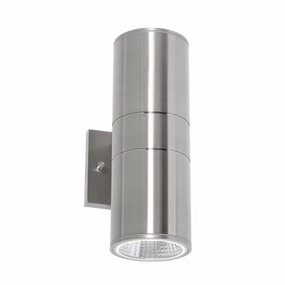 Everly LED Outdoor Wall Sconce Satin NickelOutdoor wall sconces with motion sensor