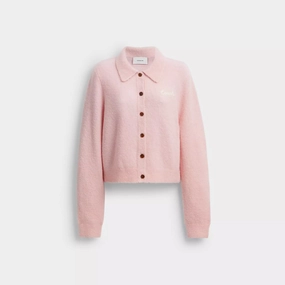 Hot Offer Ending Soon Coach Outlet Coach Embroidered Cropped Cardigan