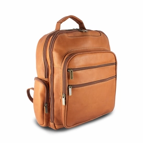 Daytrekr Leather Deluxe Organizer Backpack Todays Best Deal Save Big Today