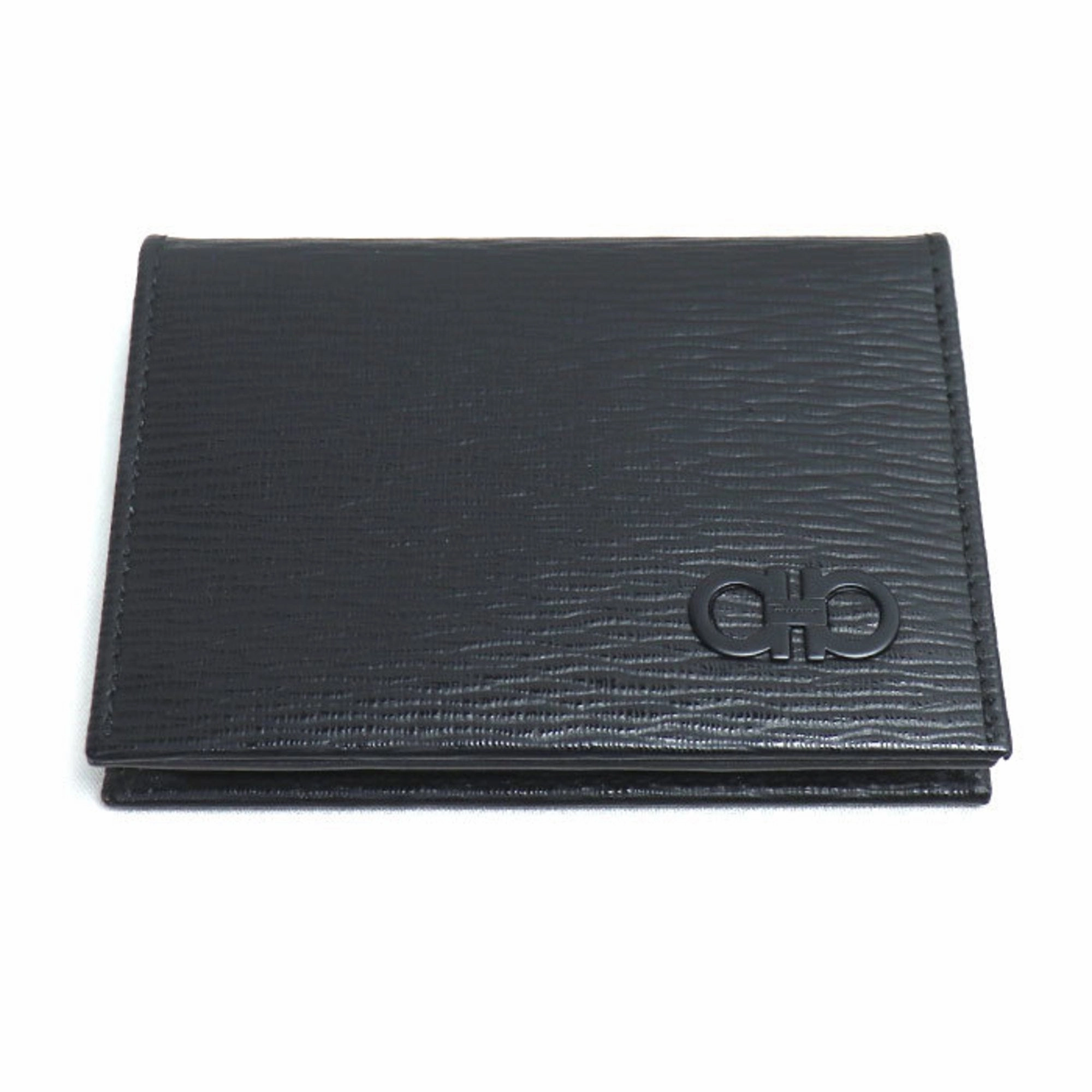 Trending Now Offer Hot Pick Sale Salvatore Ferragamo Leather Business Card Case (Pre-Owned)