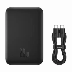 Baseus Magnetic Mini Air Powerbank 6000Mah 20W - Black Online Deal Frenzy Weekend Flash Offer