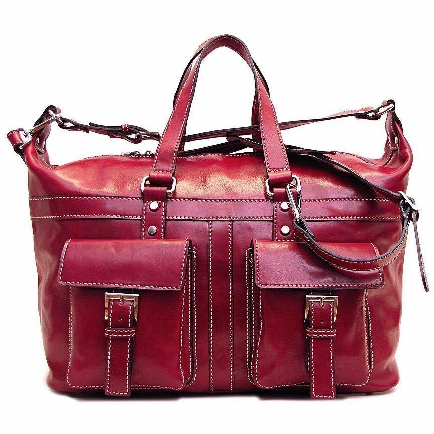 Shop Hot Deals Floto Leather Milano Travel Bag
