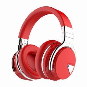 Shop Smart Save Grab Save Today E7 Active Noise Cancelling Wireless Bluetooth Over-Ear HeadphonesRed