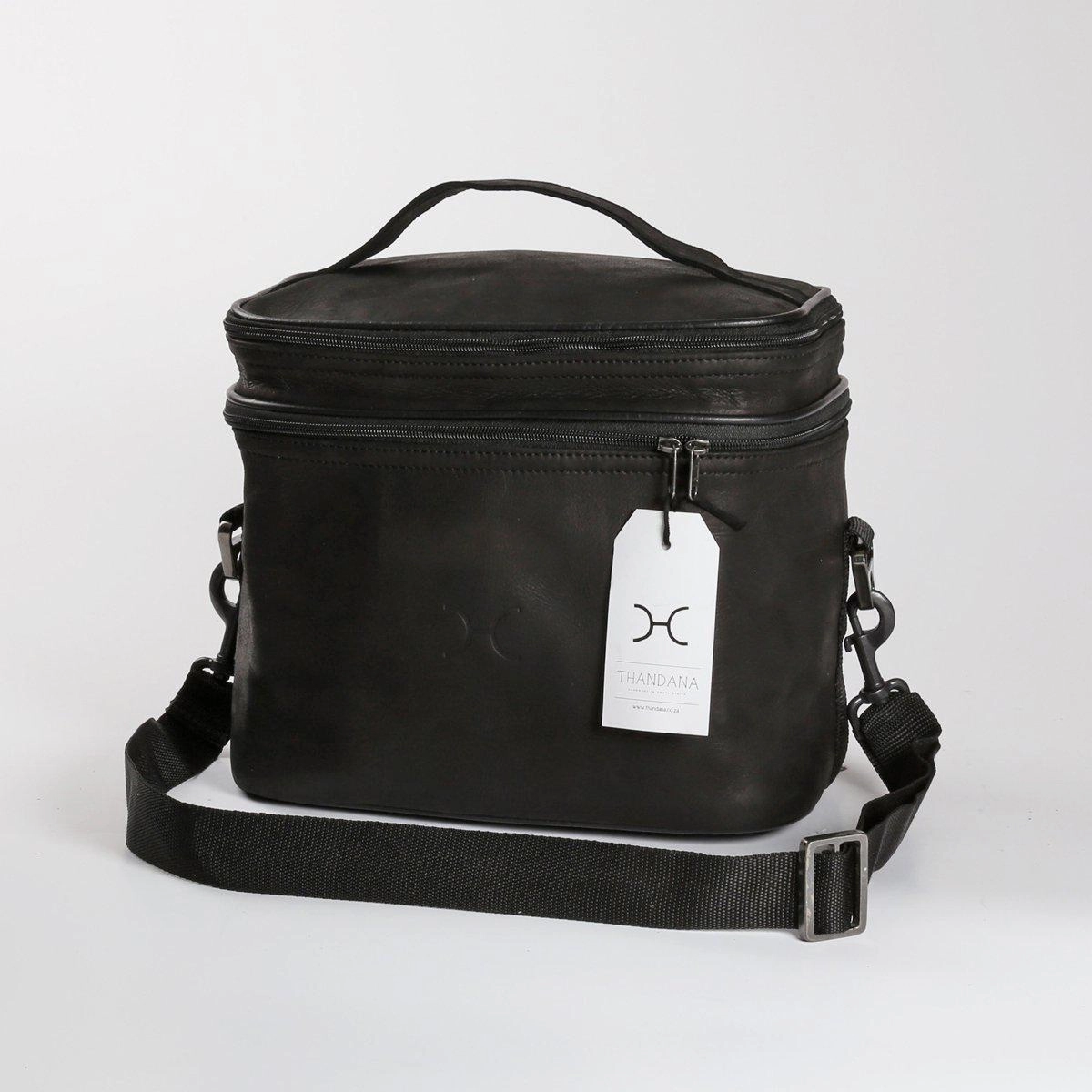 Hot Sale Today Thandana Leather Double Decker Cooler Bag