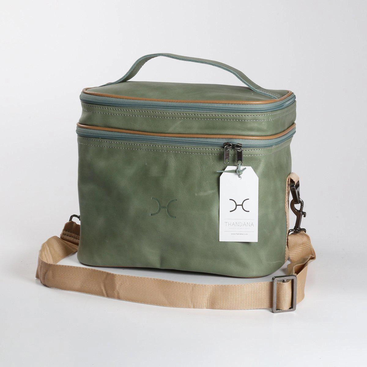 Shop Smart Save Thandana Leather Double Decker Cooler Bag