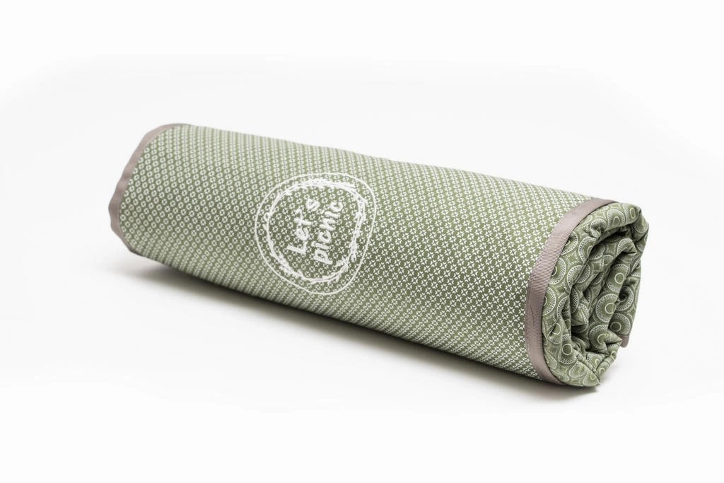 Save Today Only Gift Ideas Galore Yuppie Gift Baskets Let'S Picnic Small Blanket | Green