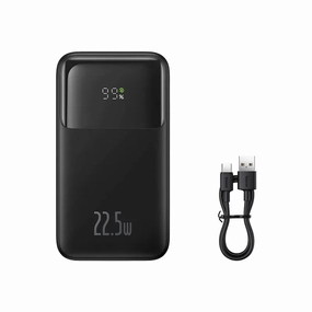 Baseus Comet Series Dual Cable Digital Display Fast Charge Power Bank 20000Mah 22.5W Hot Pick Online