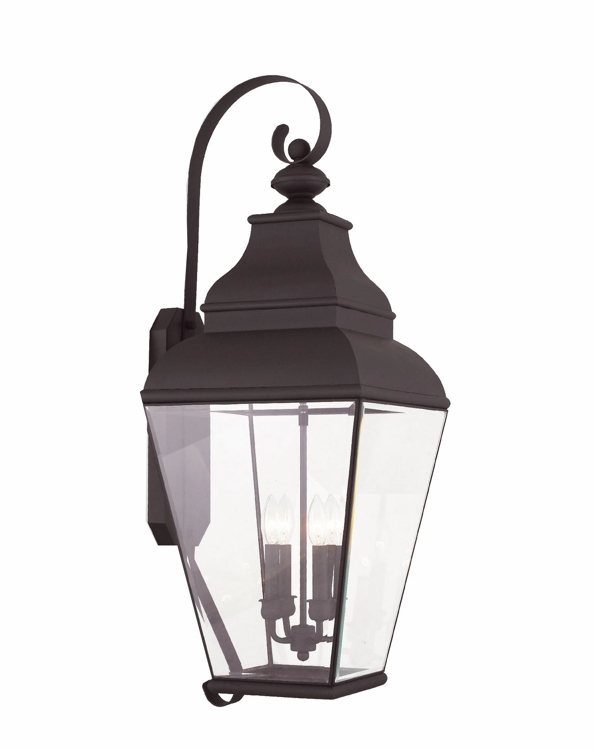 Exeter Four Light Outdoor Wall Lantern BronzeOutdoor wall sconces with motion sensor