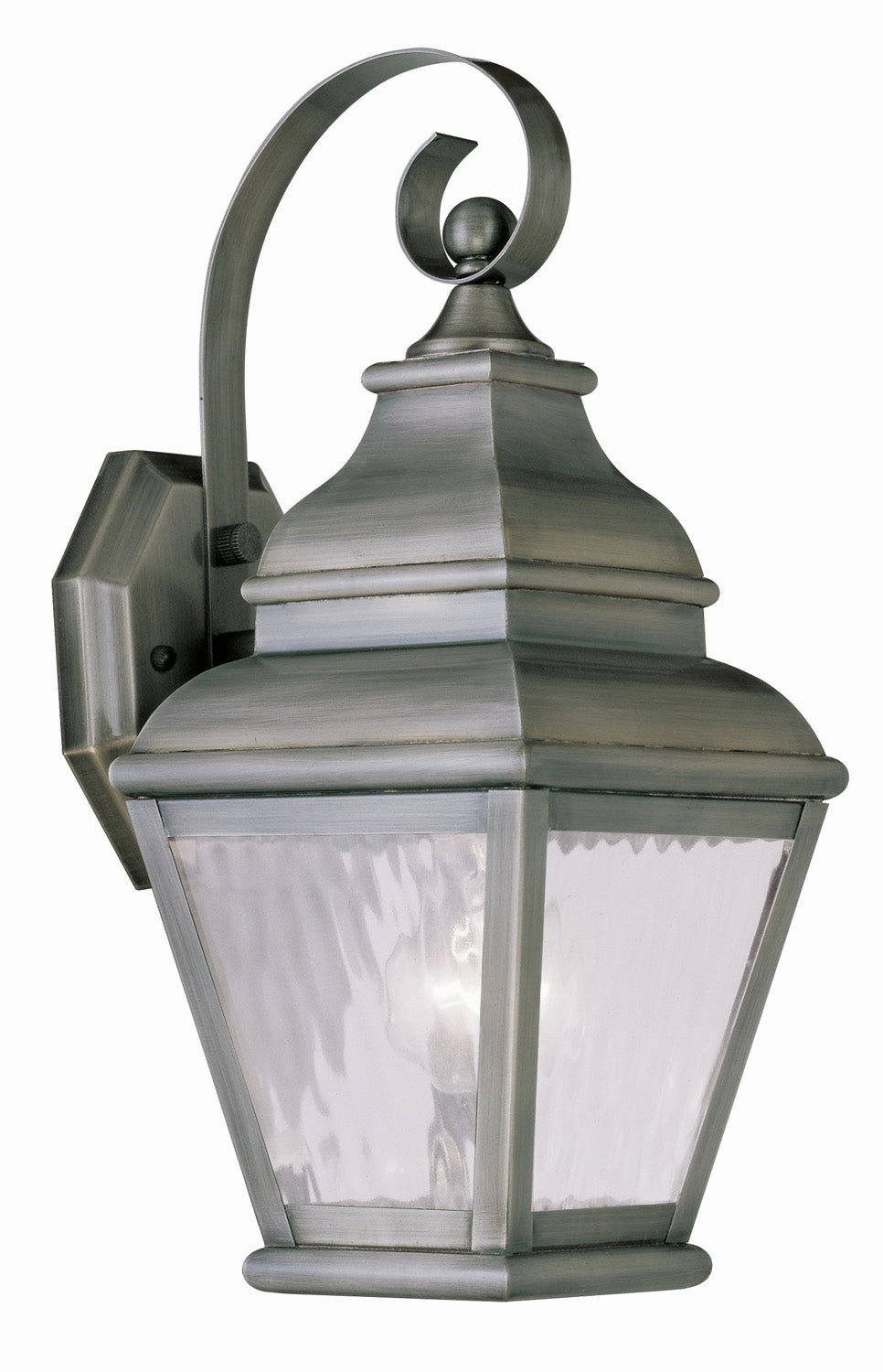 Exeter One Light Outdoor Wall Lantern Vintage PewterOutdoor wall sconces with motion sensor