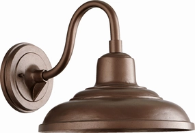 Extended Hood Lanterns One Light Wall Mount Oiled BronzeOutdoor wall sconces with motion sensor