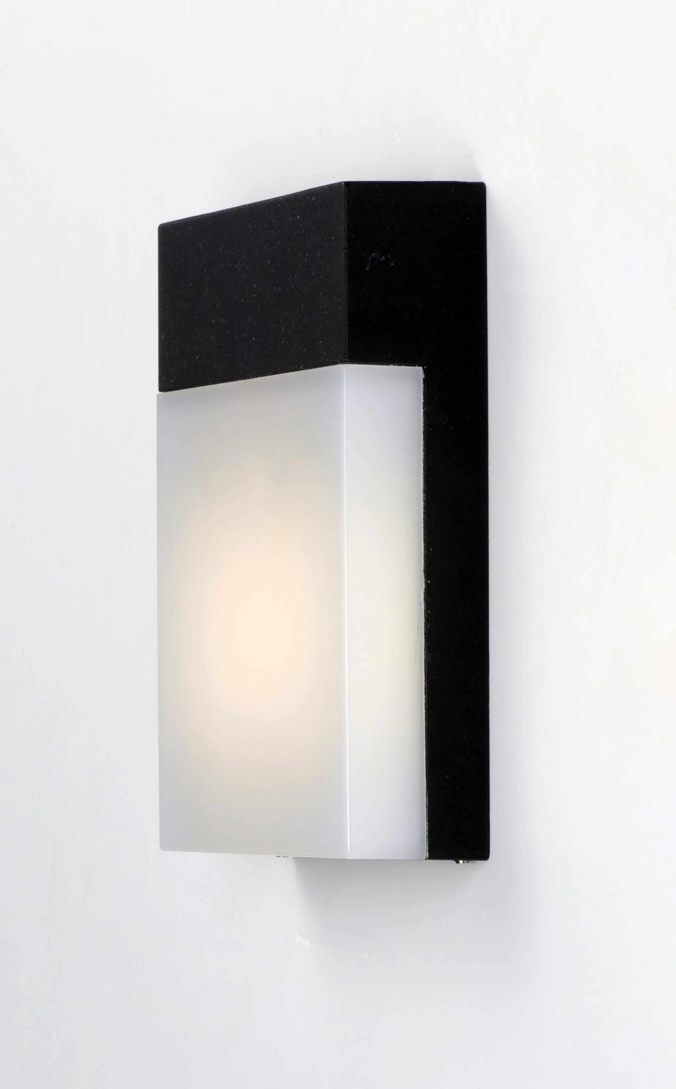 Eyebrow LED Outdoor Wall Sconce Black