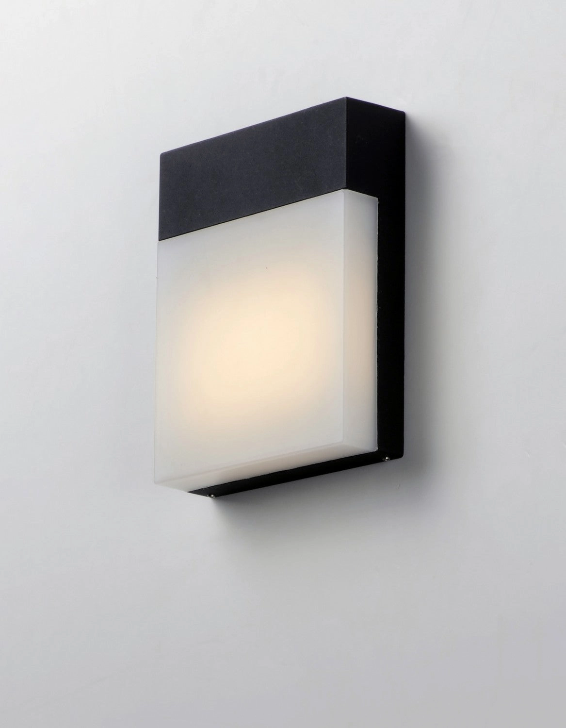 Eyebrow LED Outdoor Wall Sconce Black