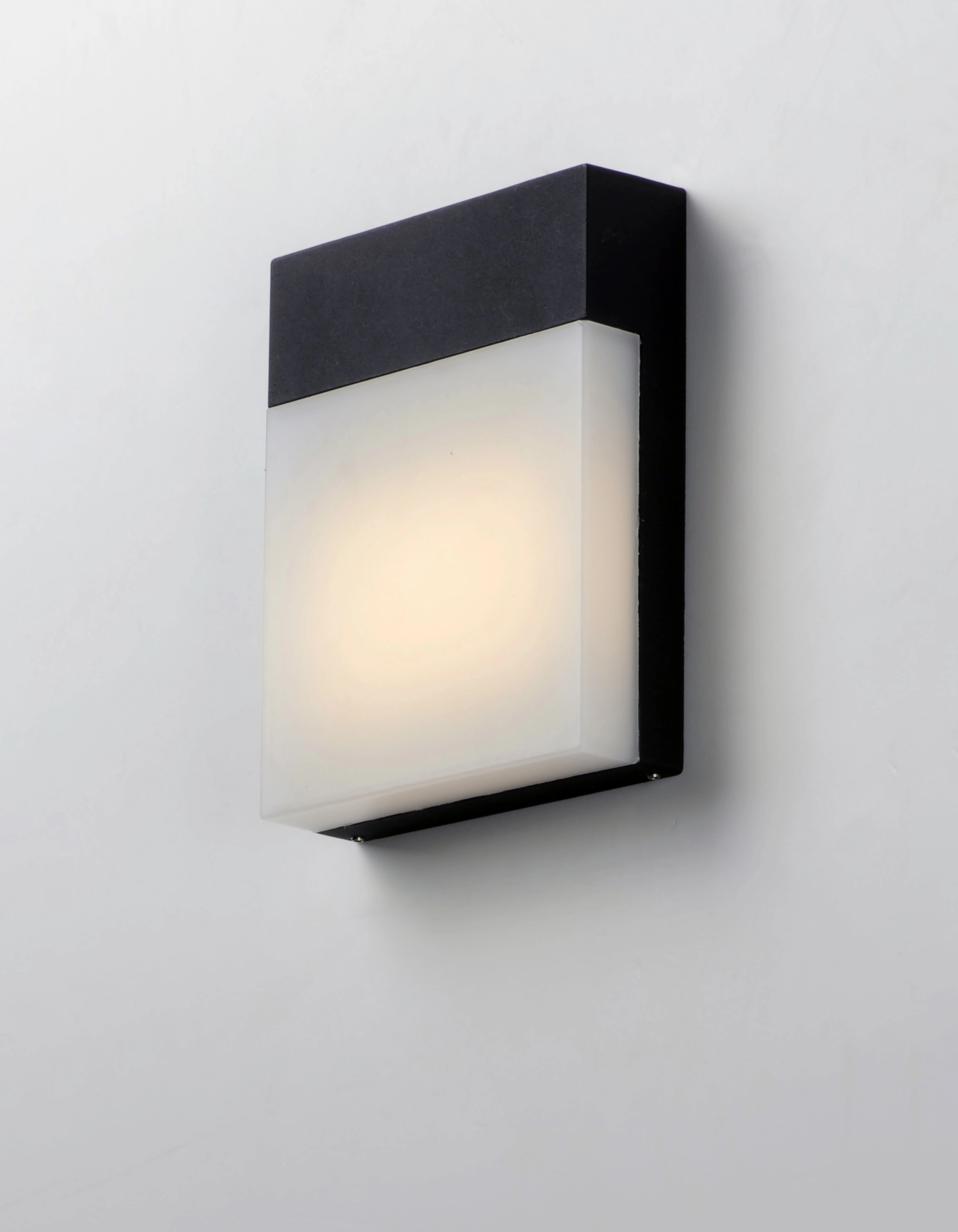 Eyebrow LED Outdoor Wall Sconce Black