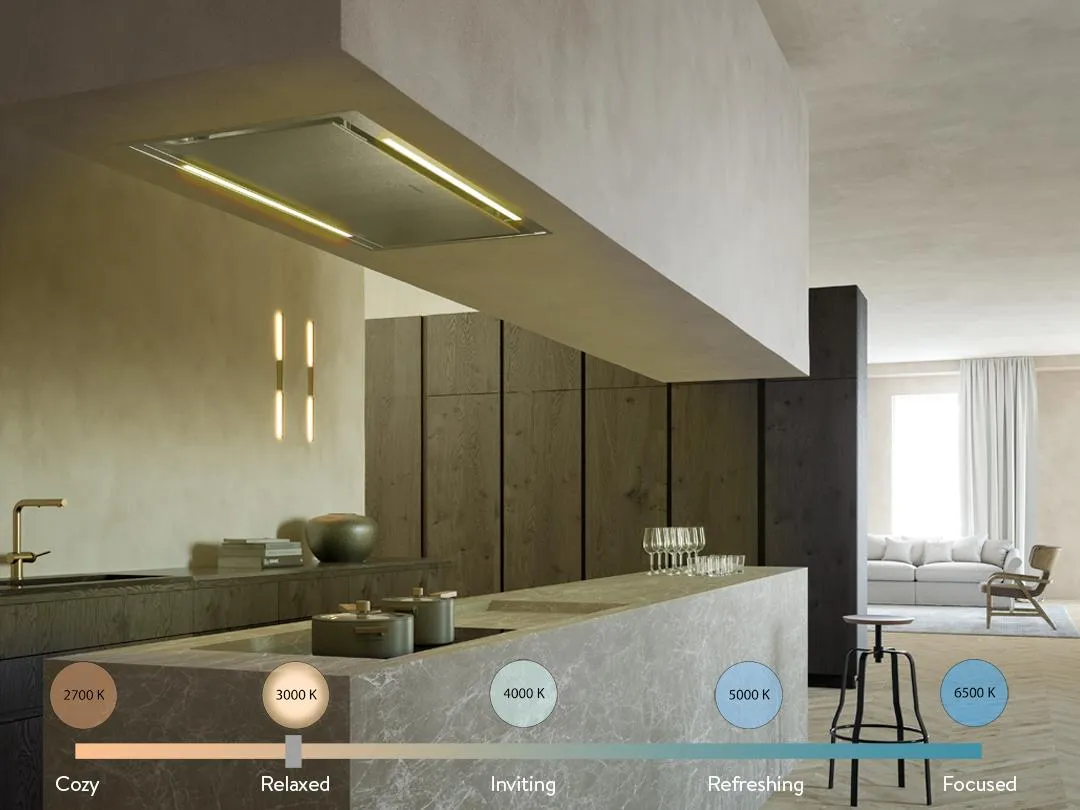Faber STRTIS36WHV Stratus Ceiling 36X19 Wh Glass - Vam - 600/395/295