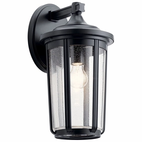 Fairfield One Light Outdoor Wall Mount BlackOutdoor wall sconces with motion sensor