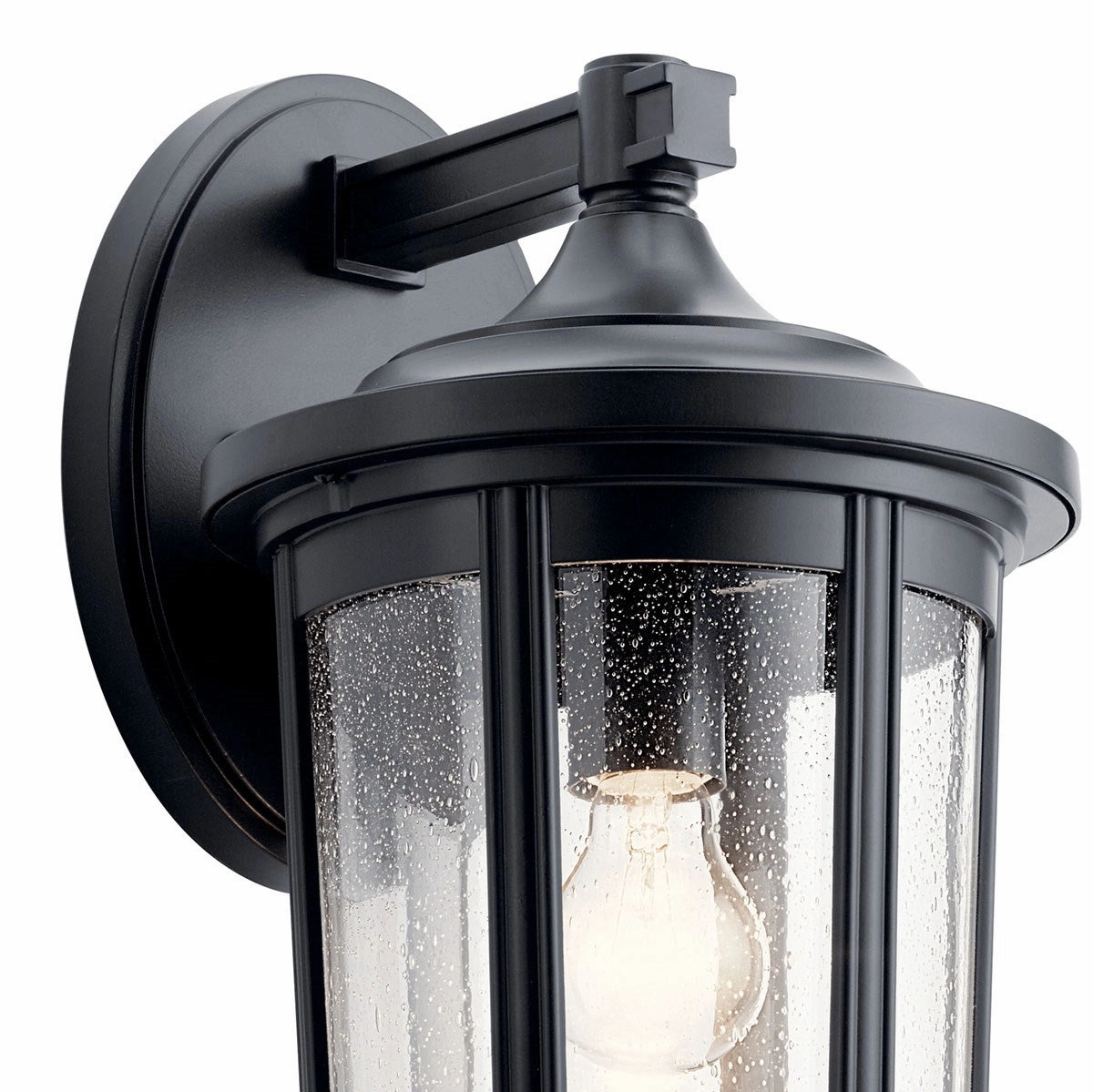 Fairfield One Light Outdoor Wall Mount Black
