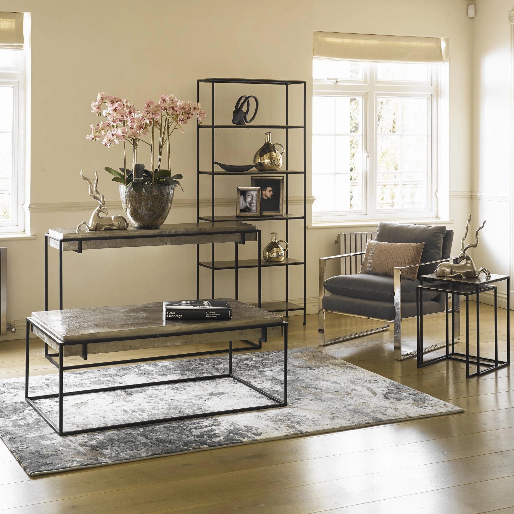Fairway - End Table Champagne Finish