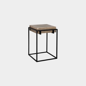 Fairway - End Table Champagne Finishoutdoor side table for patio furniture