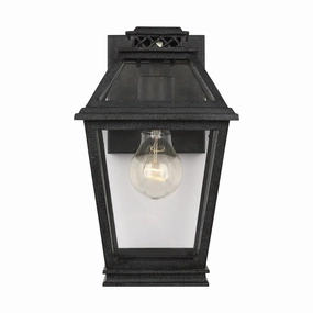 Falmouth One Light Outdoor Wall Lantern Dark Weathered ZincOutdoor wall sconces with motion sensor